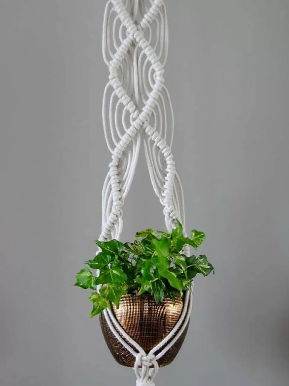 makrame bitki askısı
