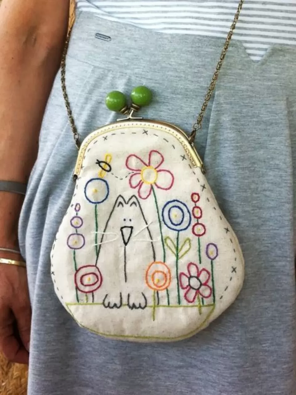 Kedi Figürlü Cüzdan Mini Çanta