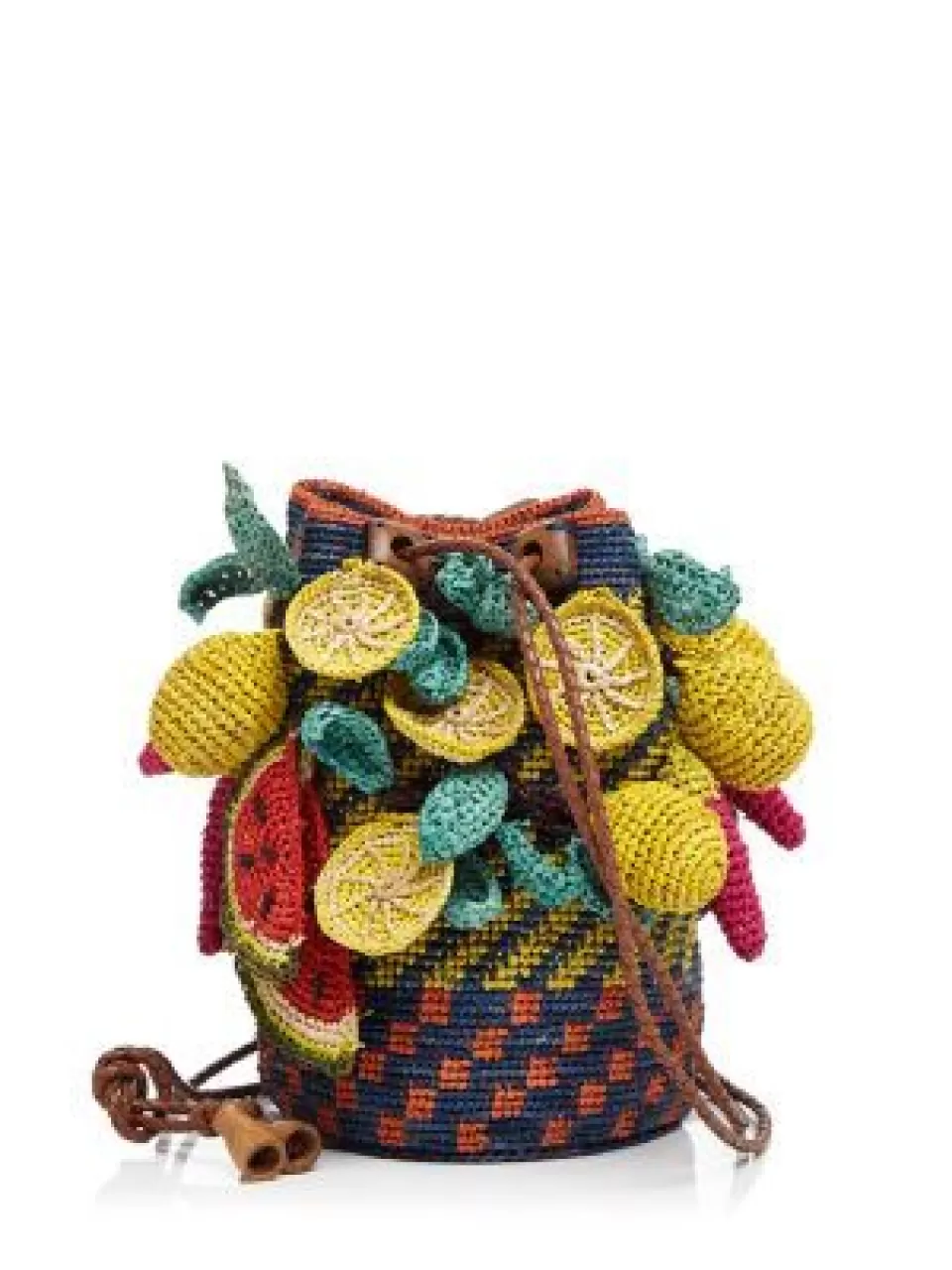 Yaz Meyveli Örgü Çanta