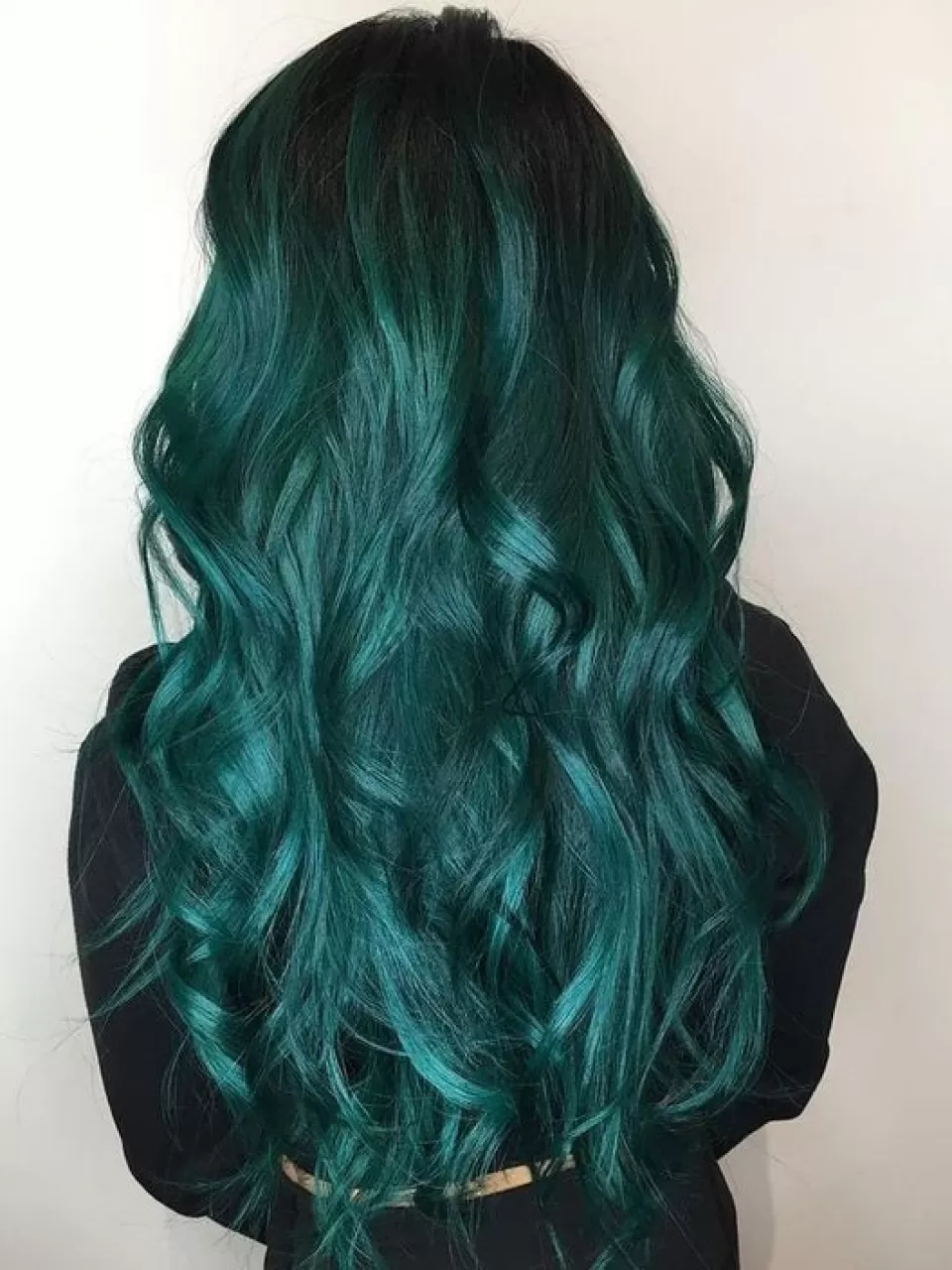 Tüm Saç Parlak Yeşil