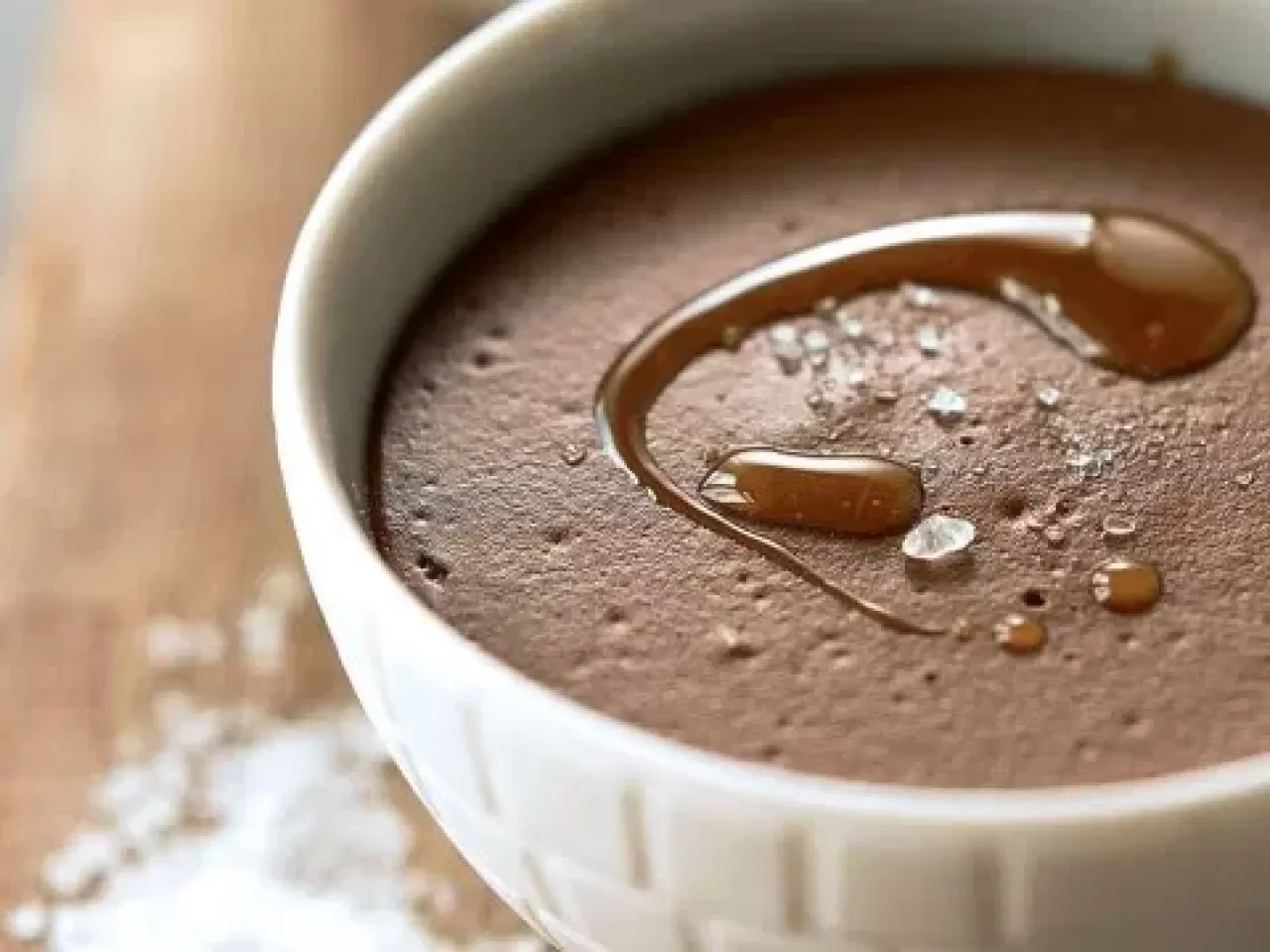 Zeytinyağı ve Deniz Tuzu ile Yumurtasız Çikolatalı Puding