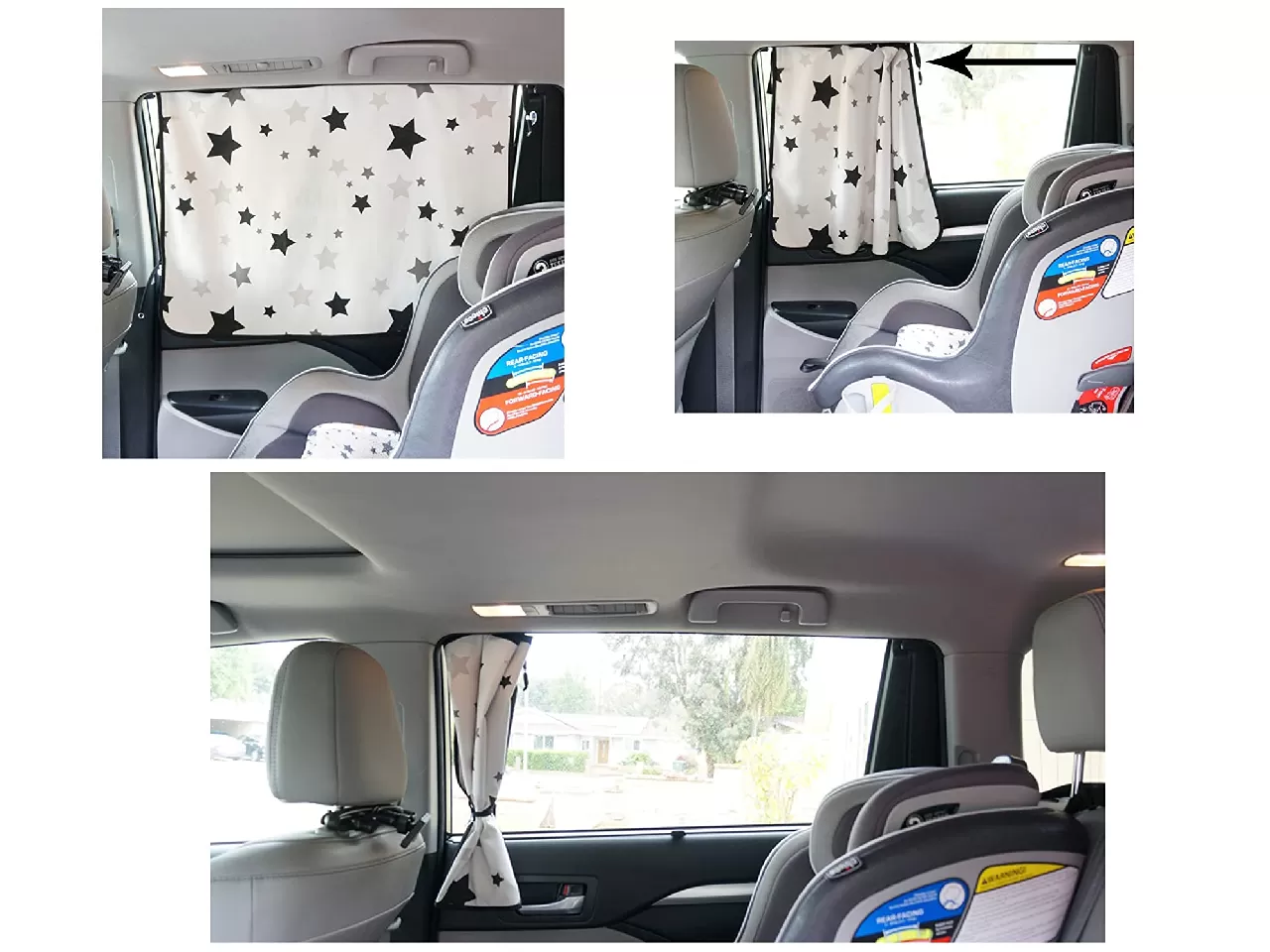 Araba Arka Cam İçin Çekmeli Güneşlik