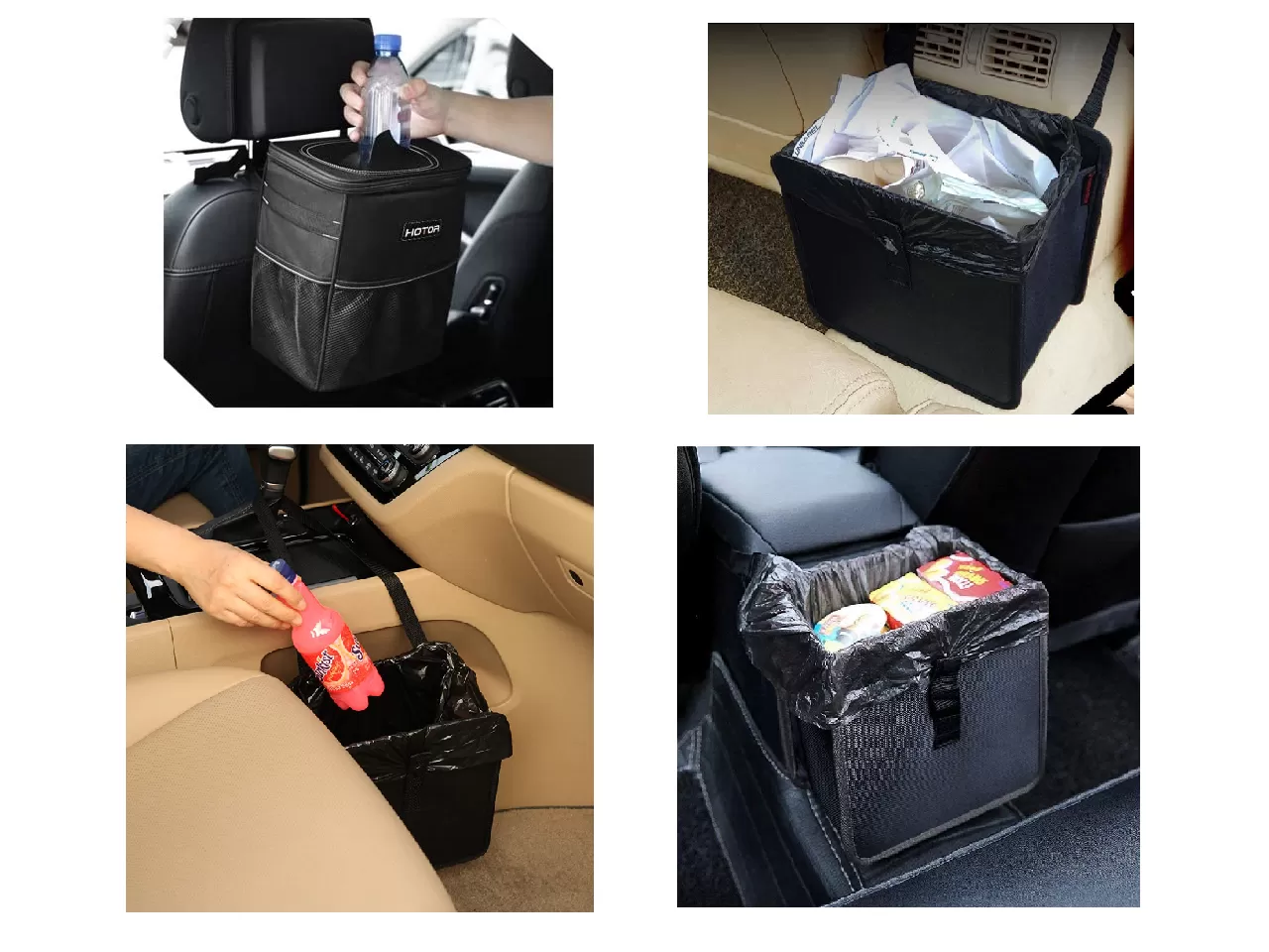 Araba Koltuğuna Takılan Çöp Kutusu