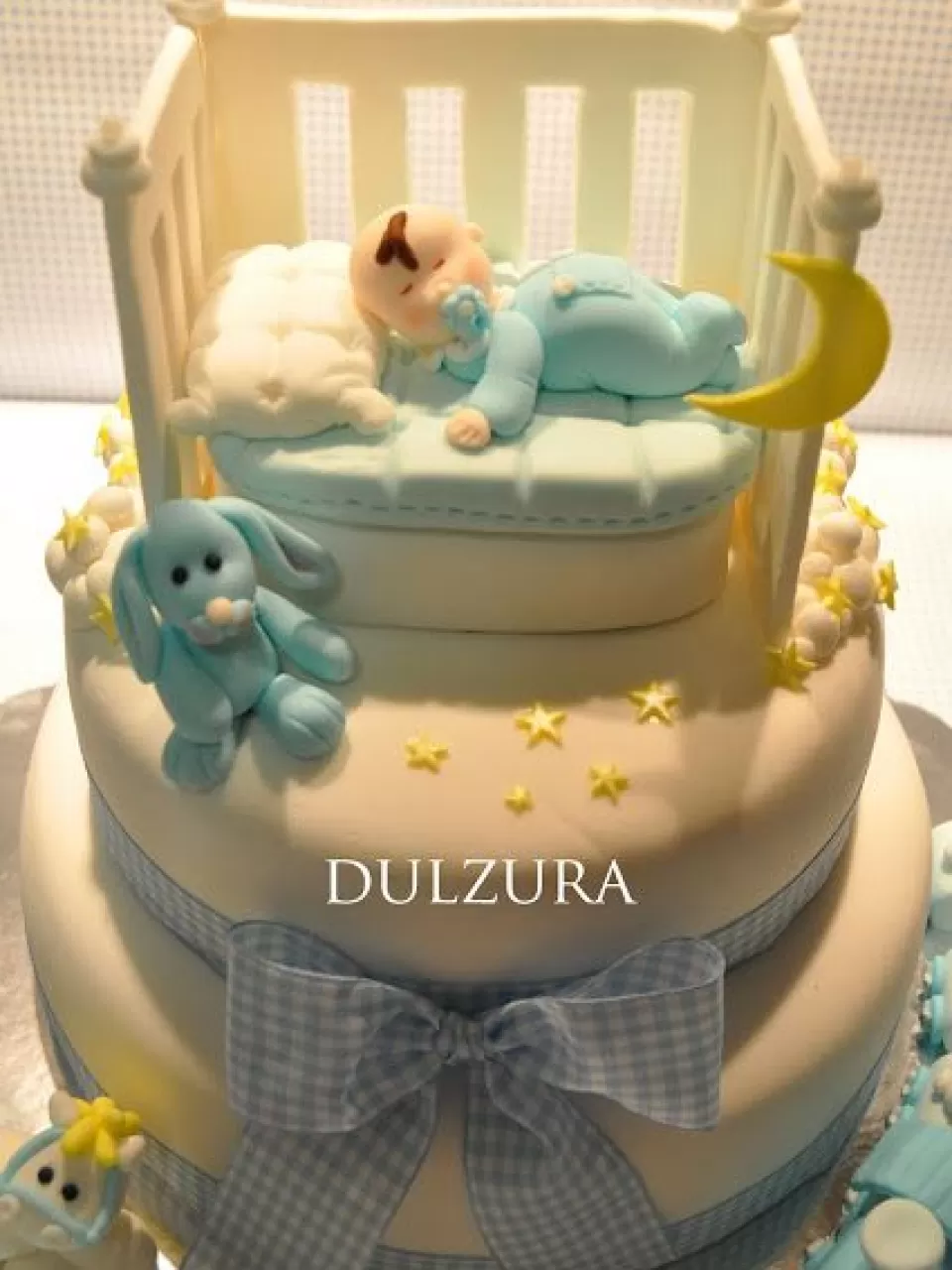 Beşik Erkek Baby Shower Pasta