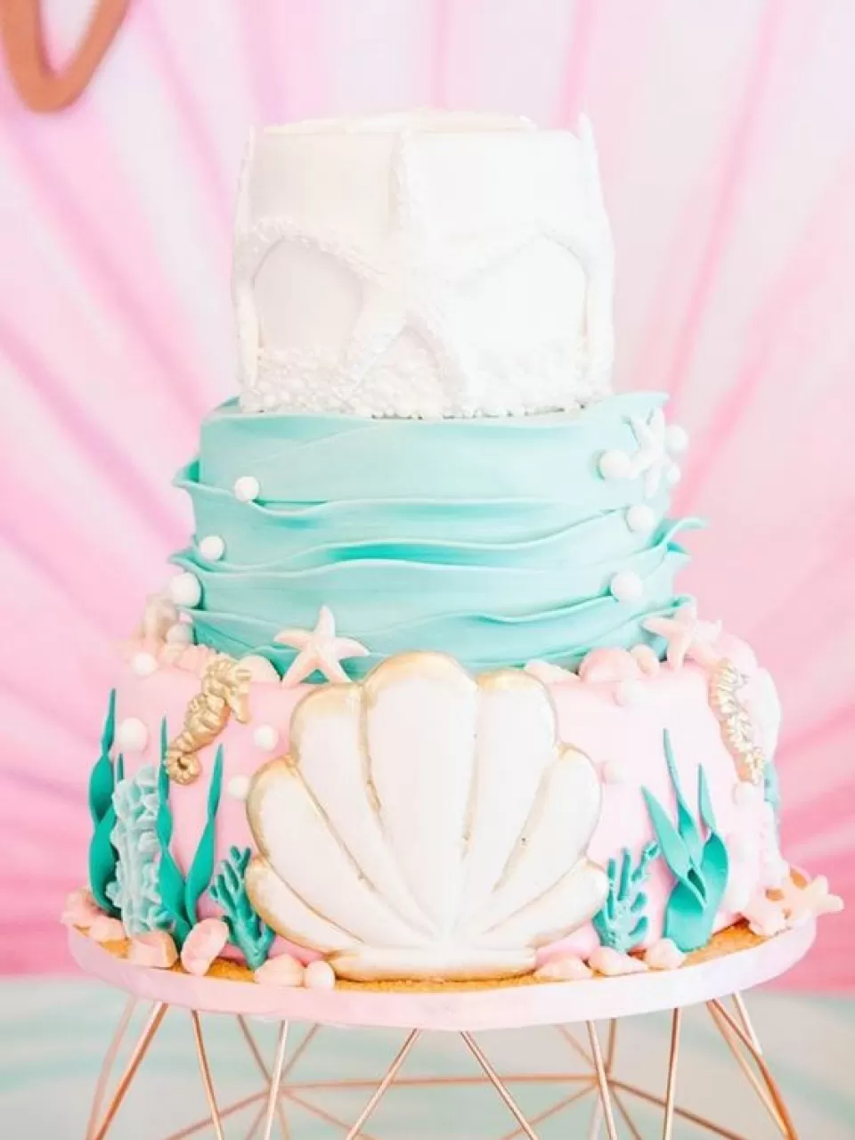 Deniz Kız Baby Shower Pasta