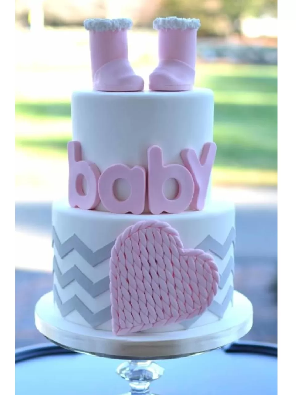 Botlar Kız Baby Shower Pasta