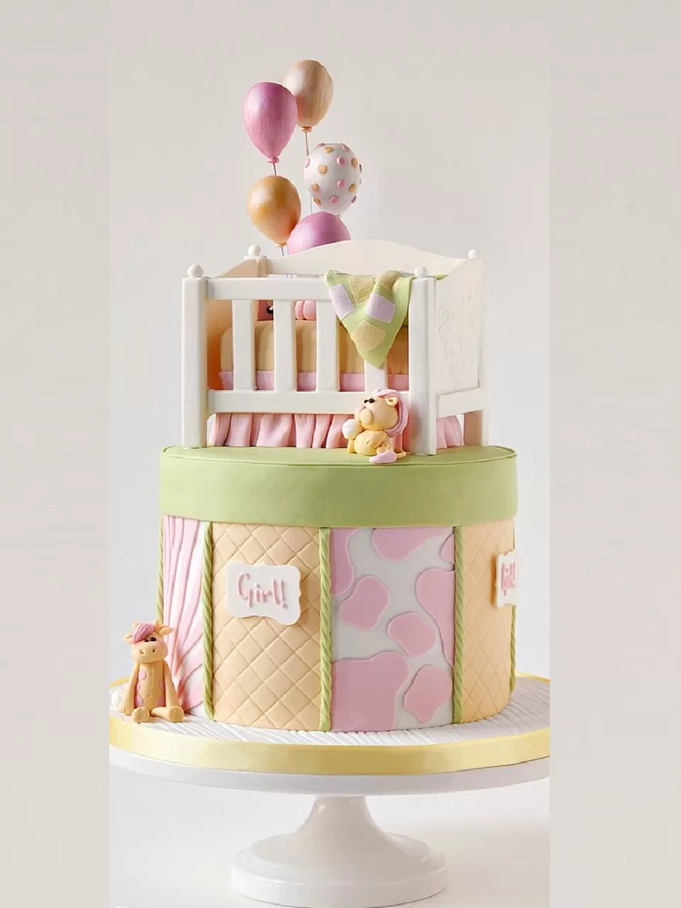 Beşik Kız Baby Shower Pasta