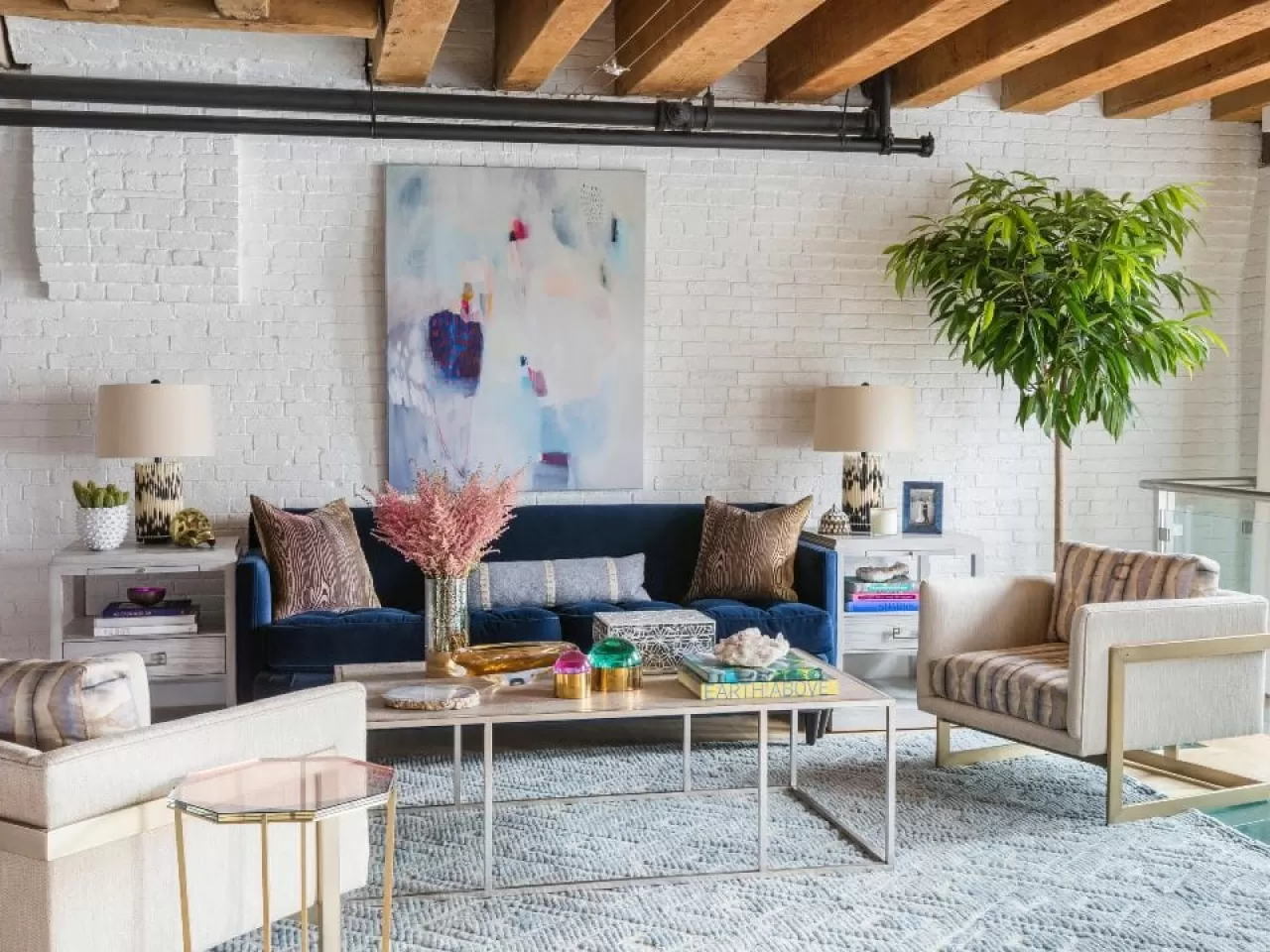 Boho Salonda Vintage Parçalar