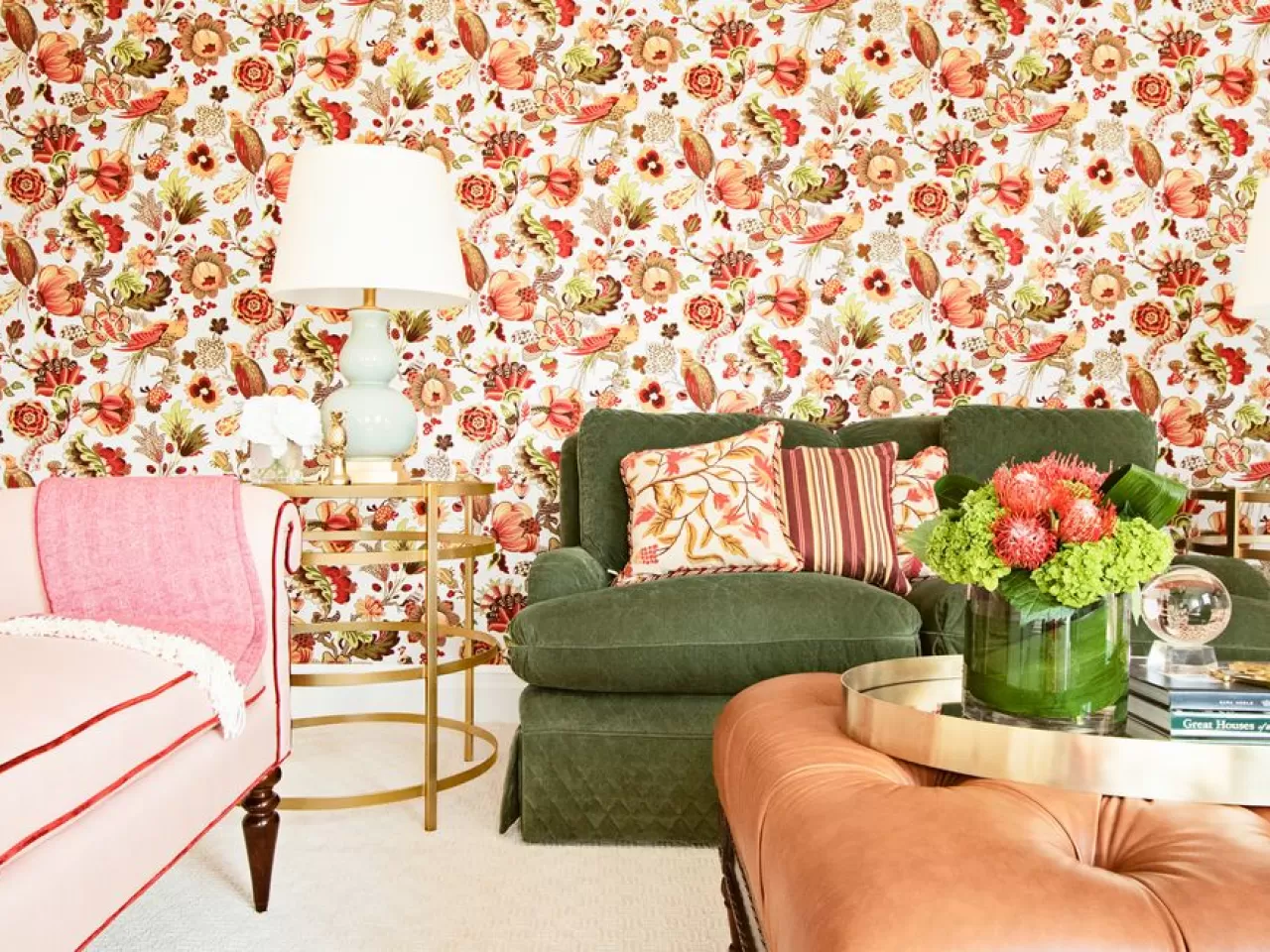 Boho Çiçekli Salon