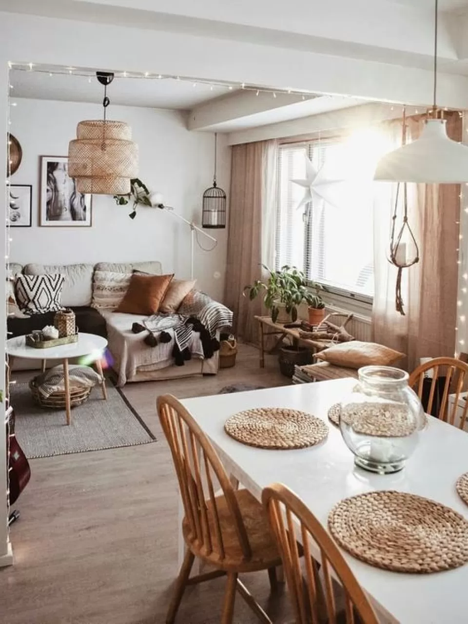 Boho Salonda Vintage Parçalar