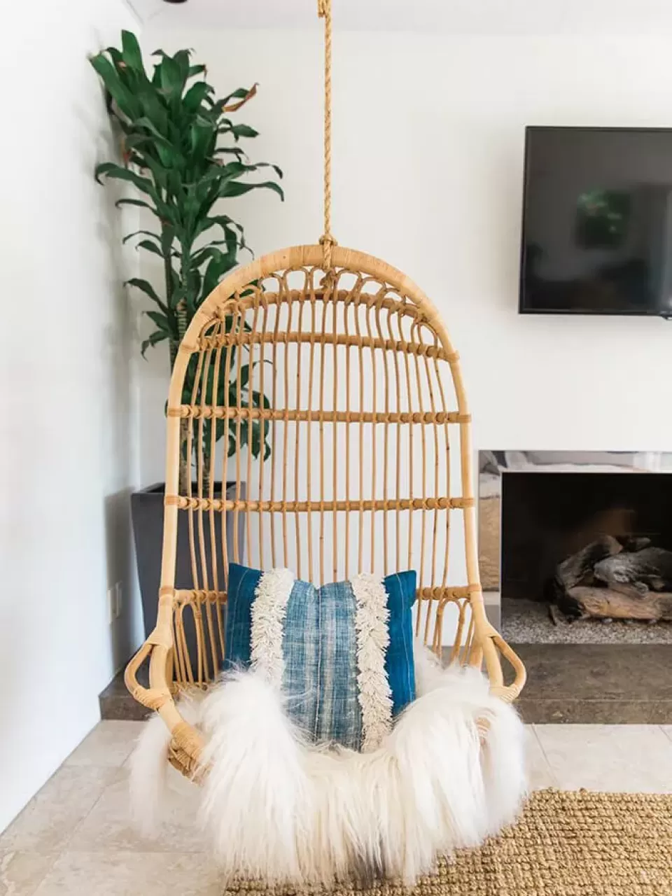 Boho Salonda Salıncak