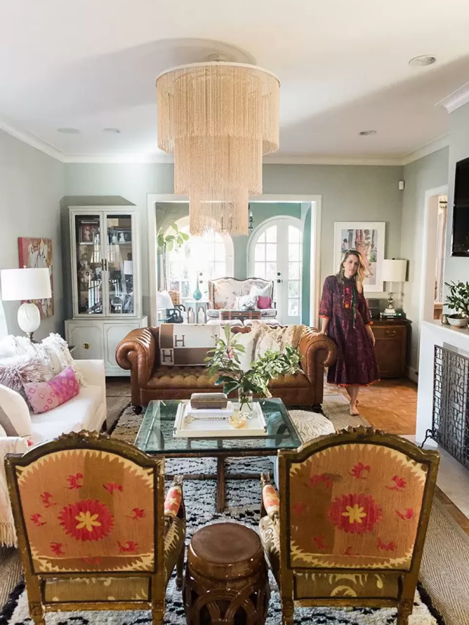 Boho Salonda Vintage Parçalar