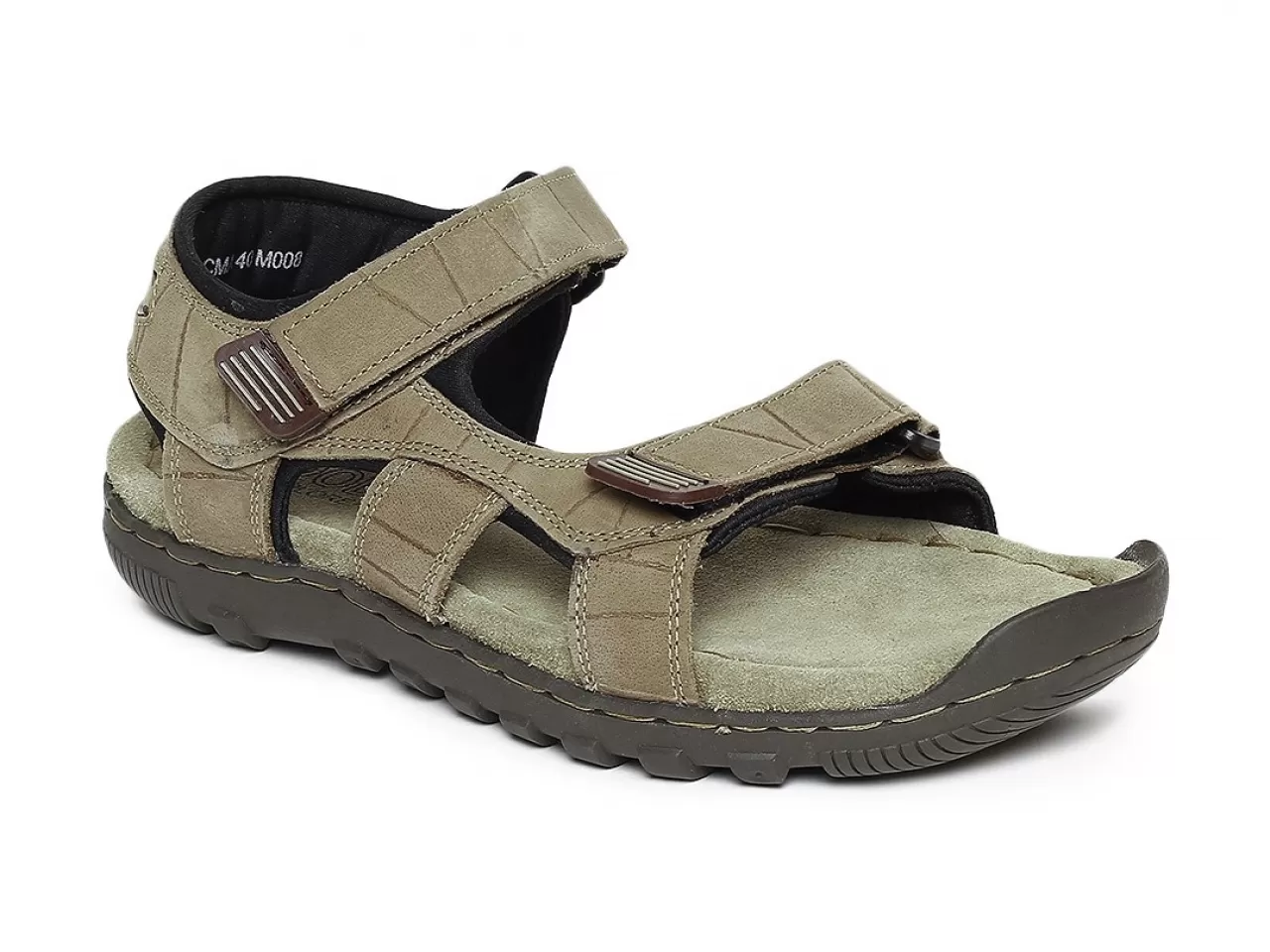 Woodland - Men Khaki Leather Sandals