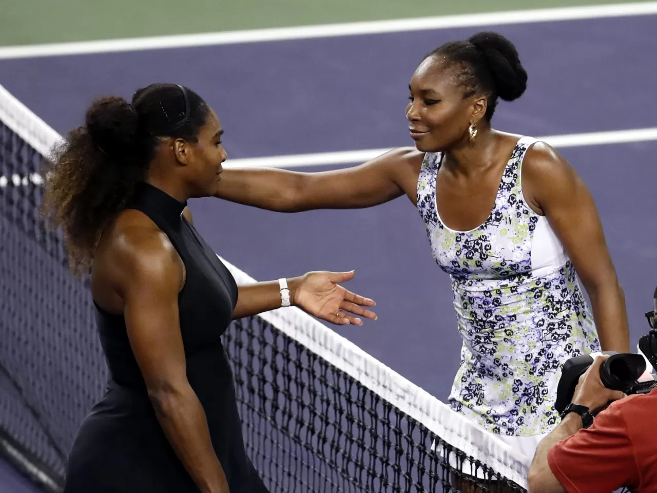 Serena ve Venus Williams Maçta