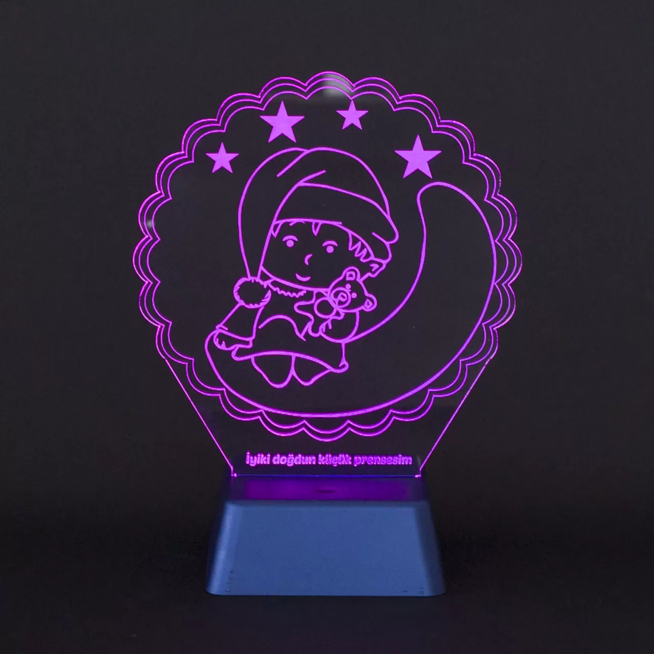 Bebekler için 3D Led Lamba