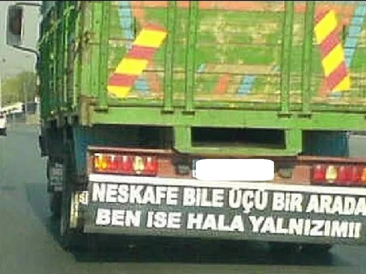 kamyon arkası yazılar 31