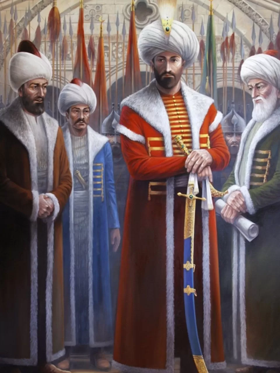 Evet, padişah benim. Ama siz yine de çiçekleri ona veriniz. Çünkü kendisi benim hocamdır.