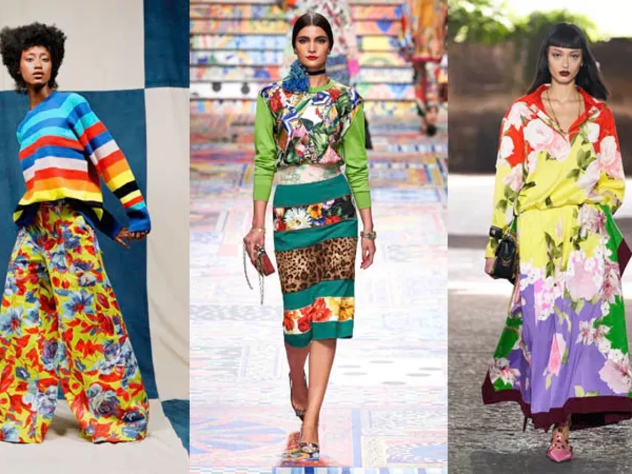 Giysilerde Bolca Renk Ve Desen Hâkim