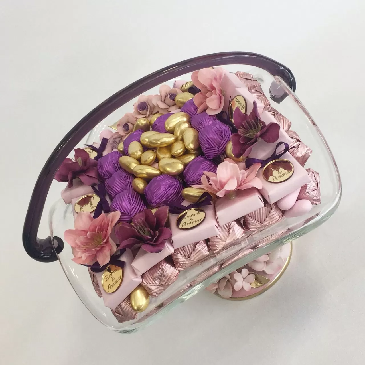 Cam Gondolda Nişan Çikolatası