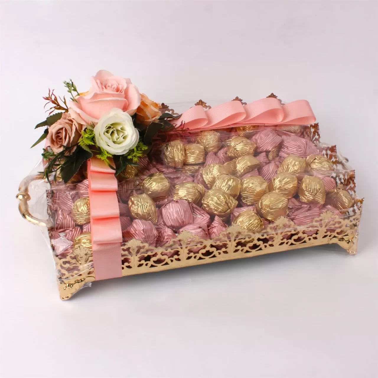 Gold Tepsili Nişan Çikolatası