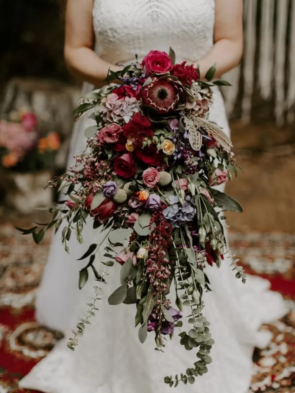 Büyük, Bordo Gelin Buketi