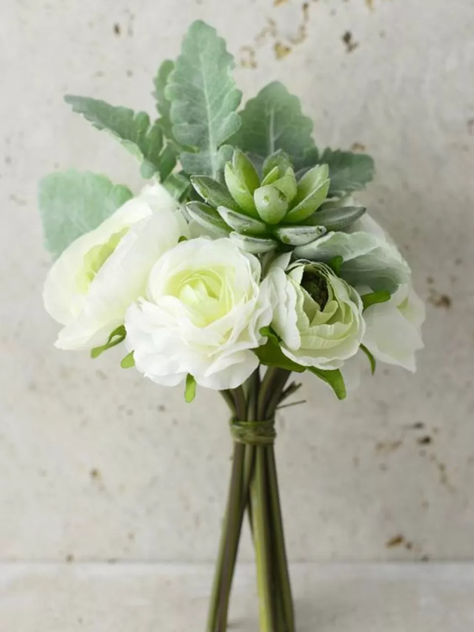 Küçük Beyaz Çiçekli Gelin Buketi