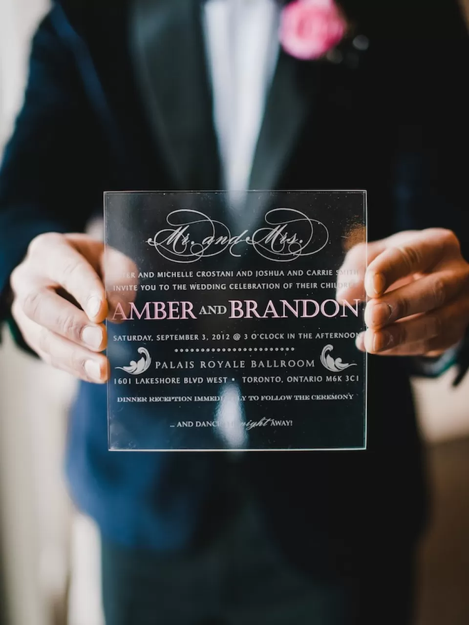 Cam Görünümlü Davetiye