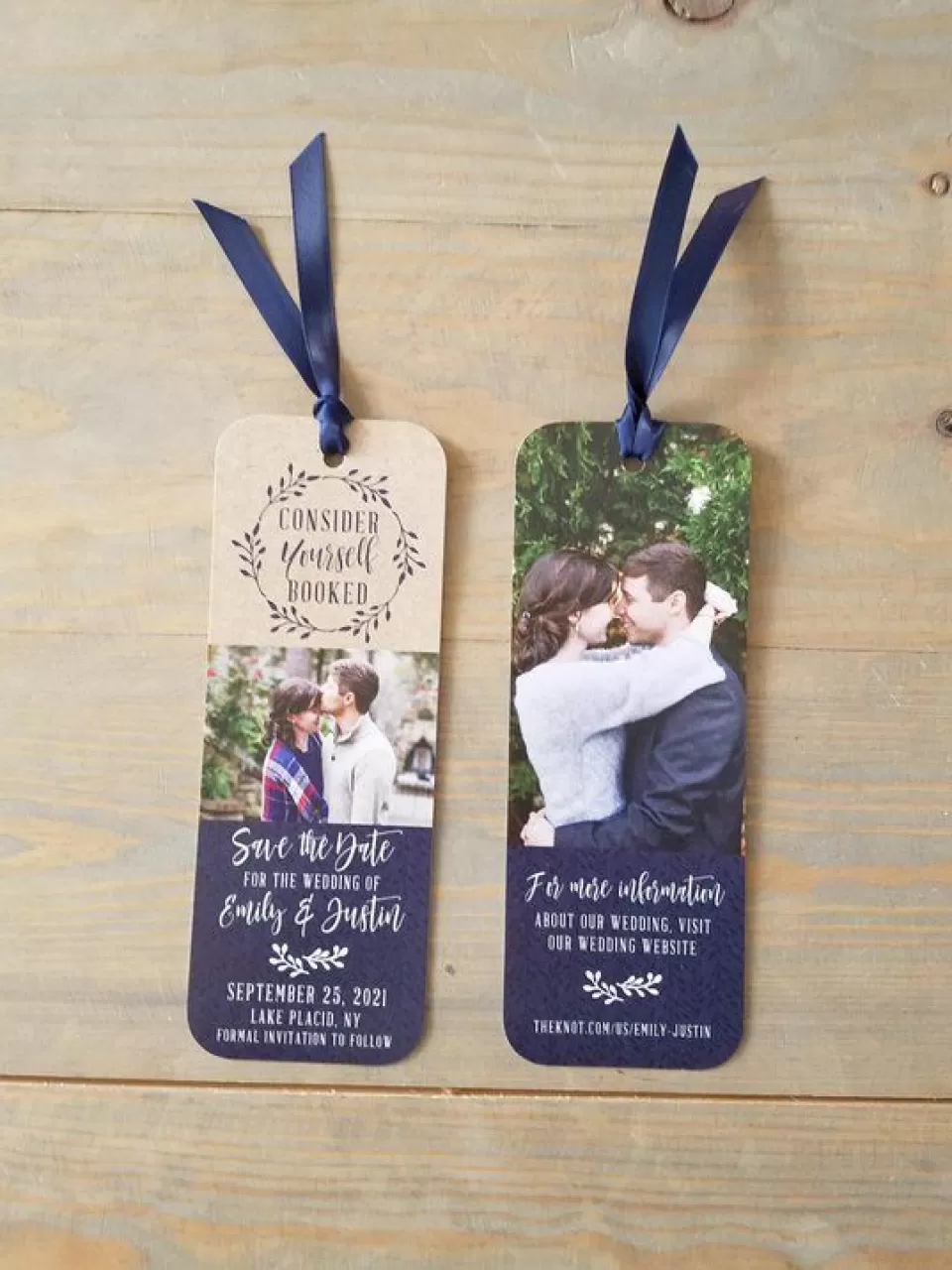 Fotoğraflı Kitap Ayracı Davetiye