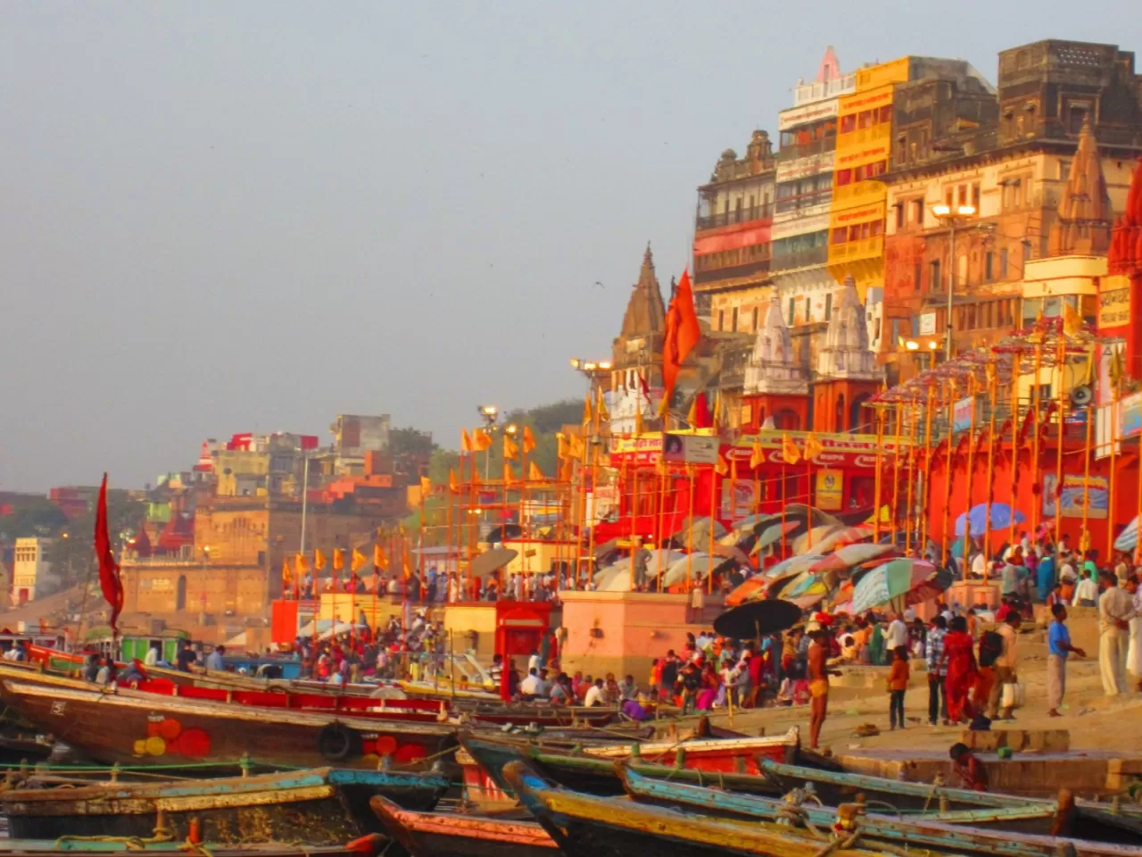 Varanasi Ghats, Hindistan