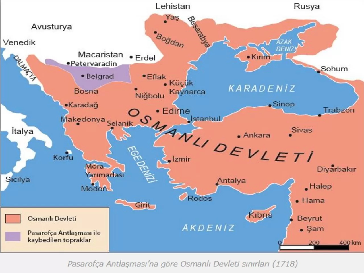 osmanlı imparatorluğu en geniş sınırları kaç km