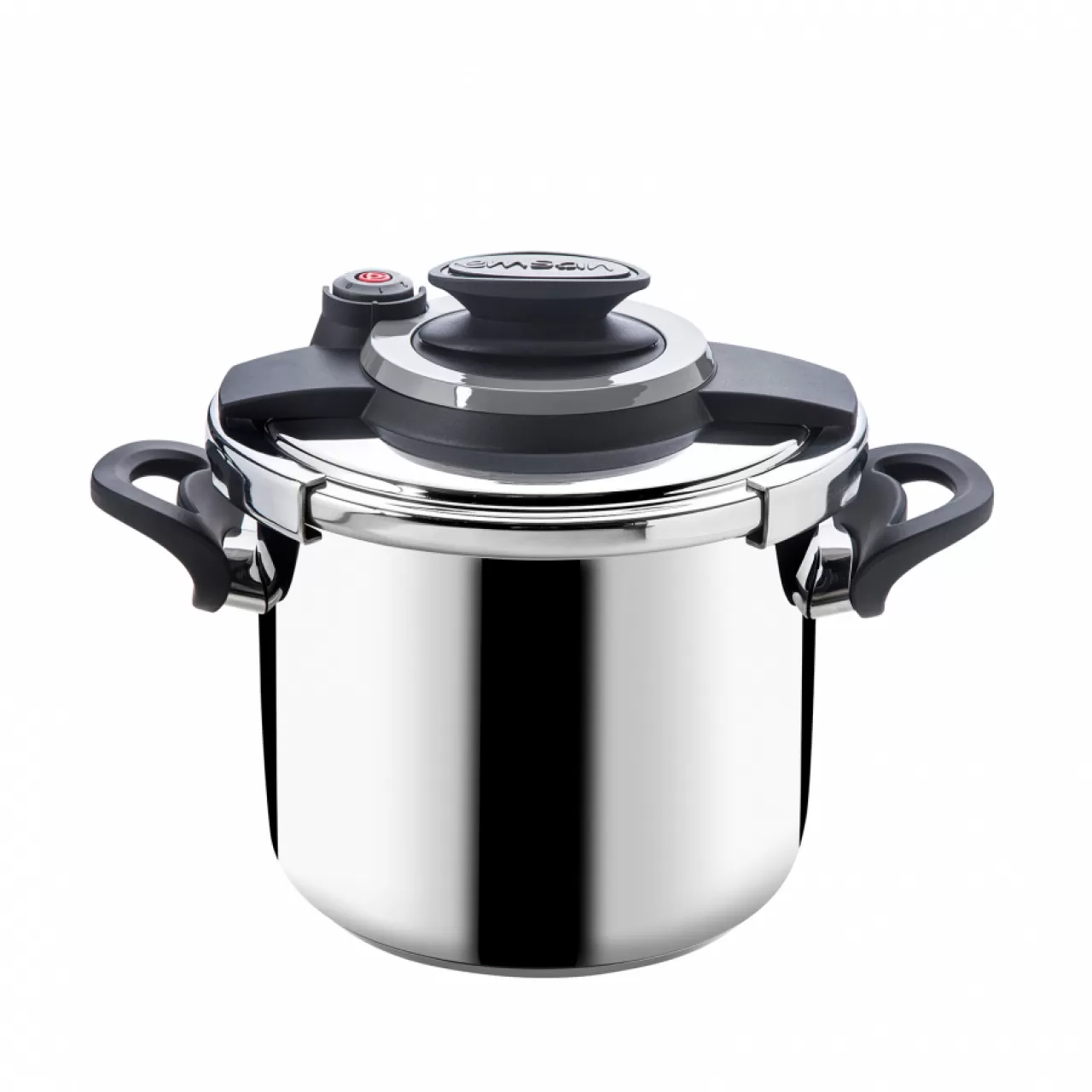 Emsan Montana Siyah-Kırmızı Düdüklü Tencere Seti