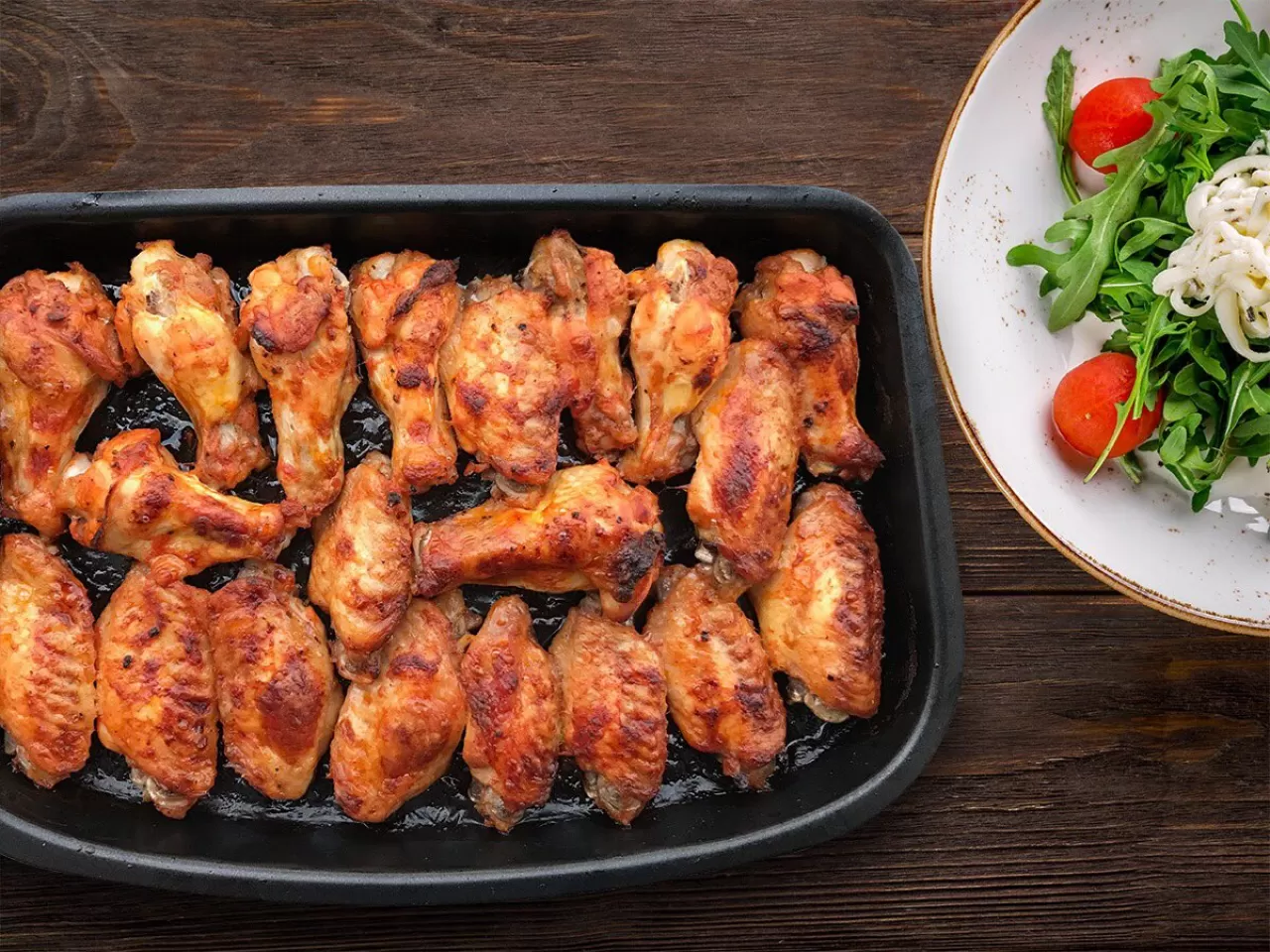 fırında soslu tavuk