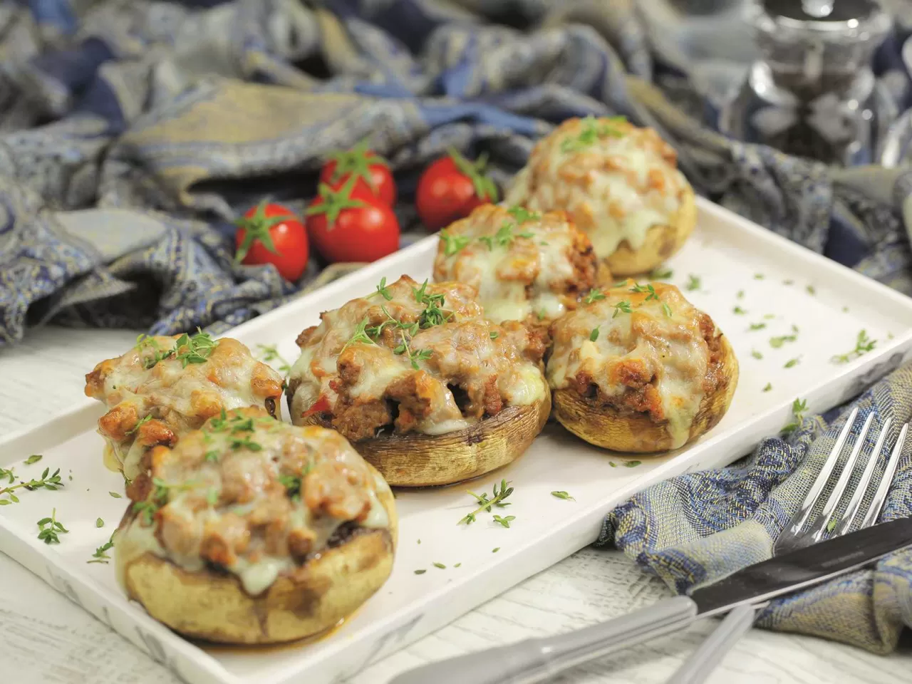 kıymalı mantar dolması