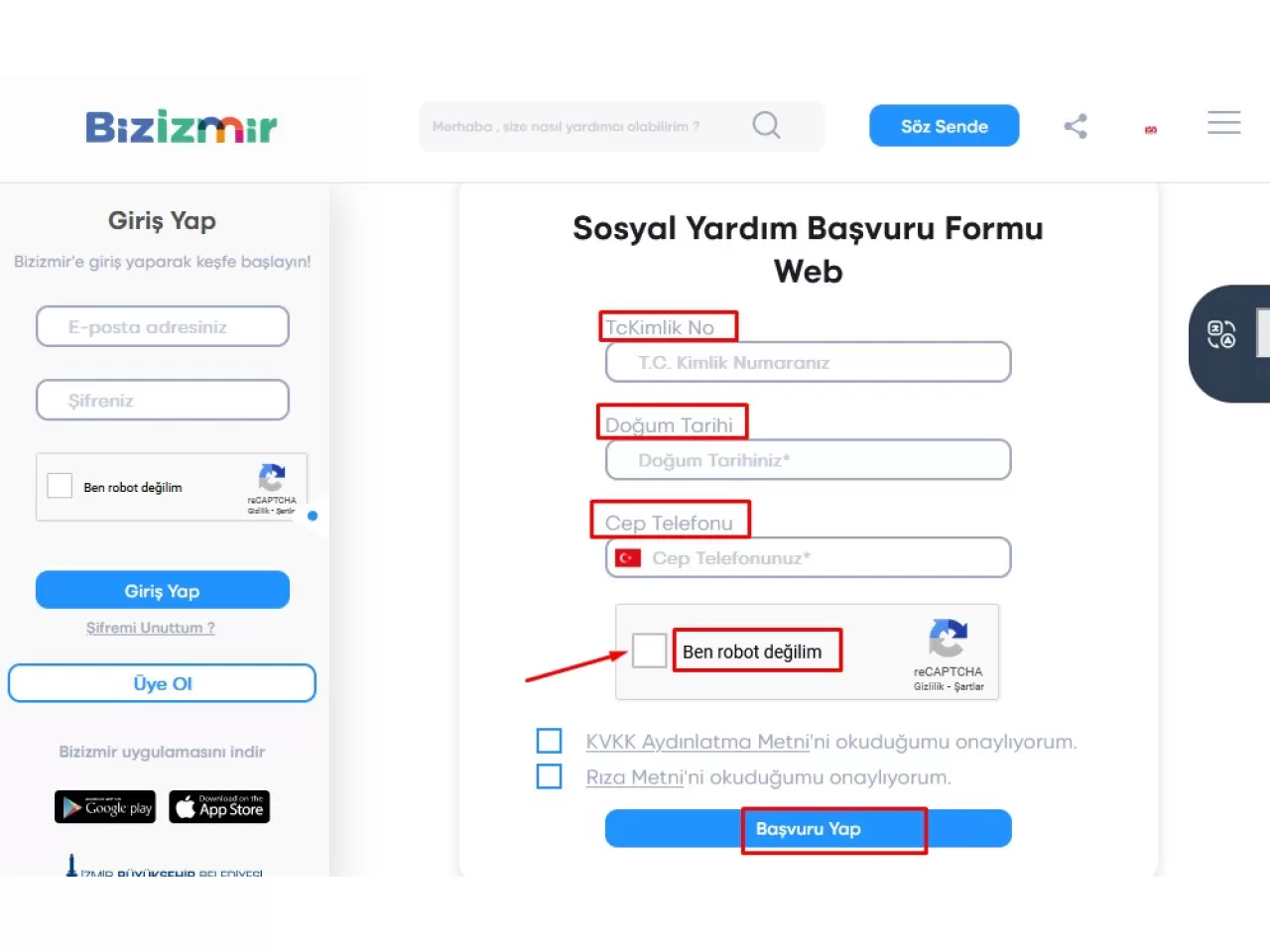 İzmir Büyükşehir Belediyesi Yardım Başvurusu Nasıl Yapılır?