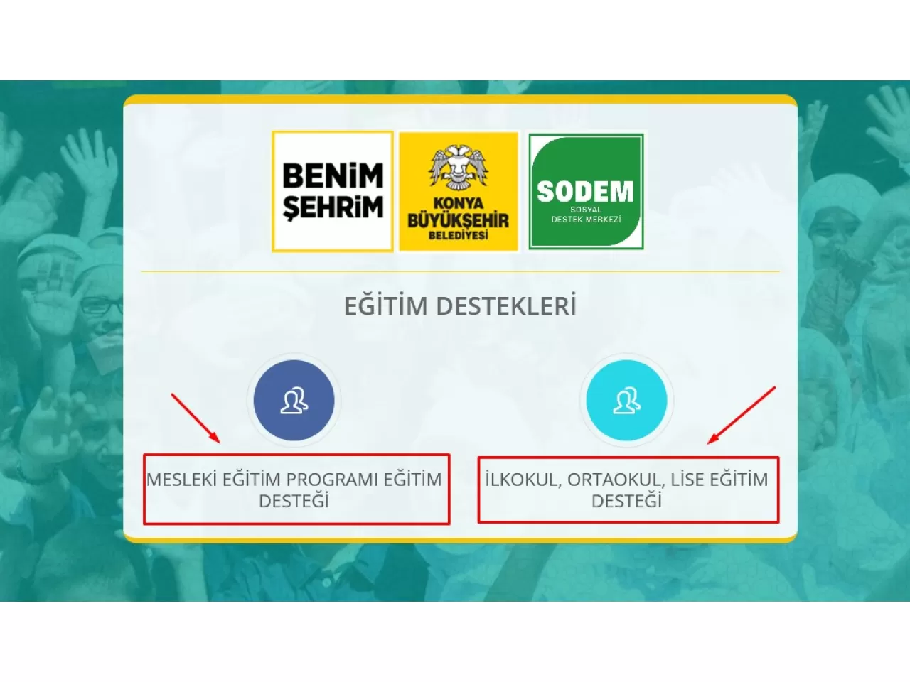 Konya Büyükşehir Belediyesi Eğitim Desteği Başvurusu