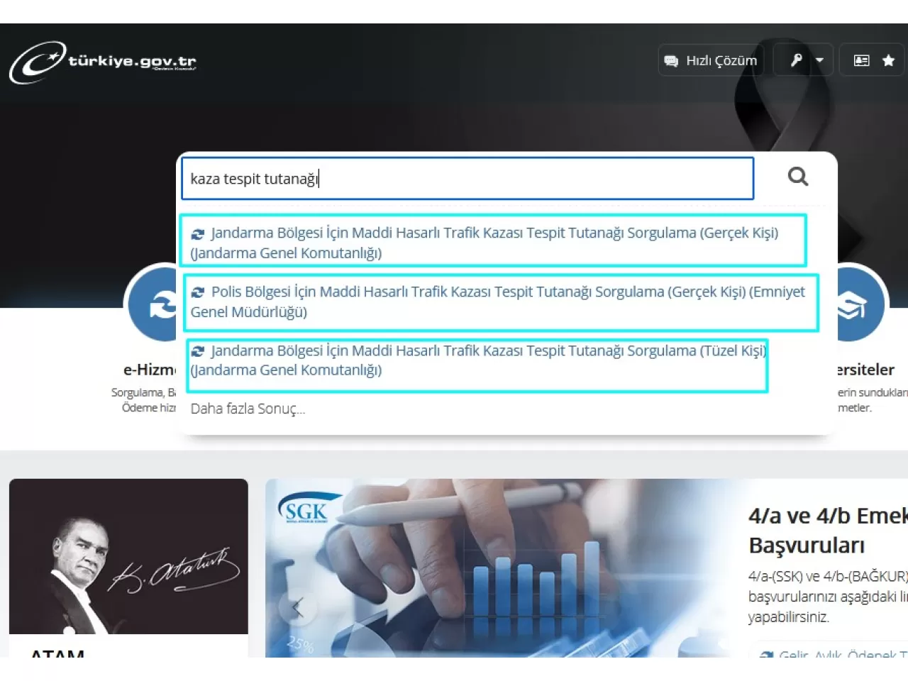 Kaza Tespit Tutanağ