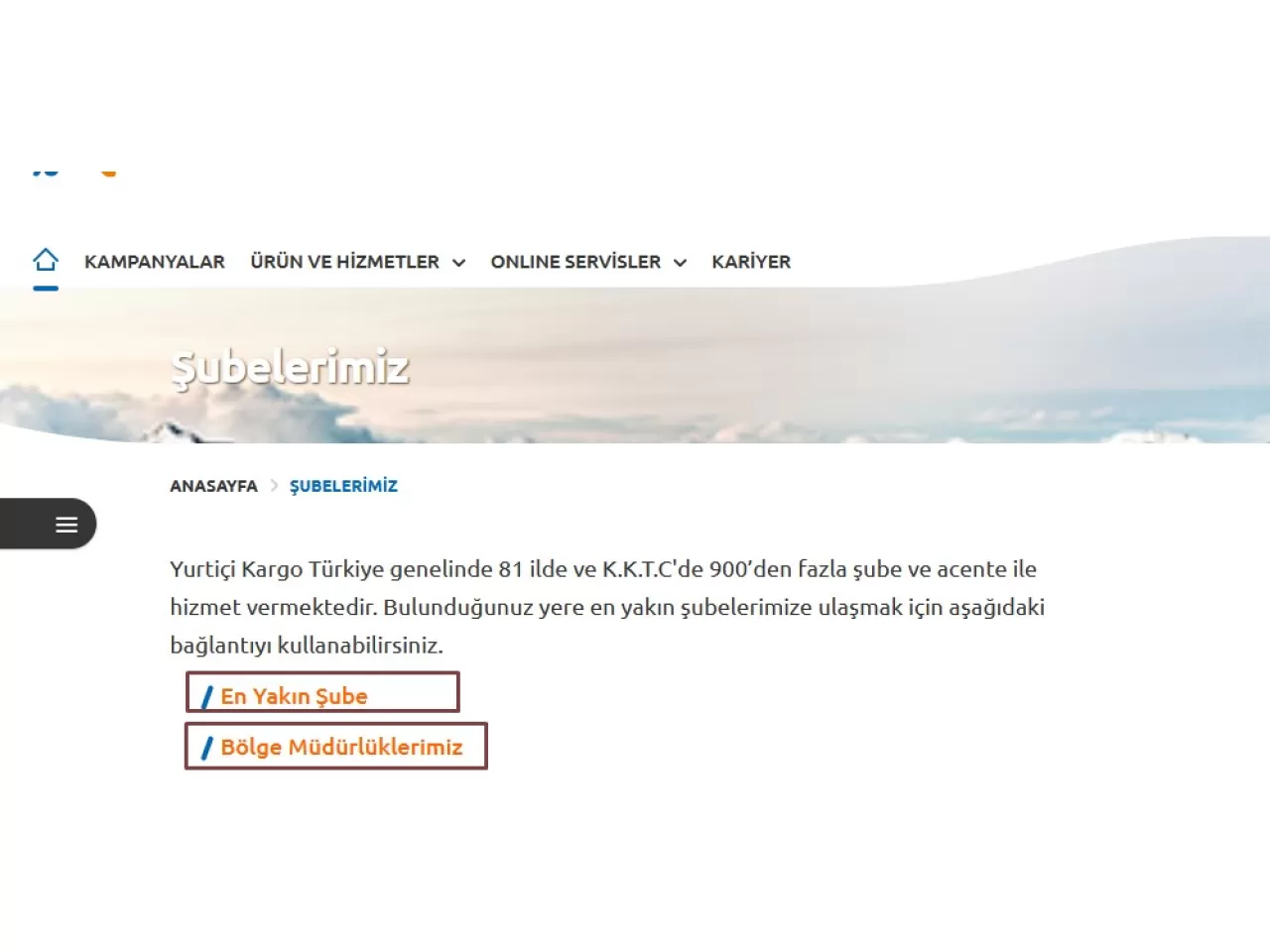 Yurtiçi Kargo Şubeleri Nerededir?